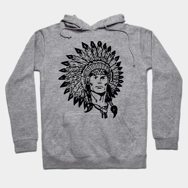 The red Indians Hoodie by navod